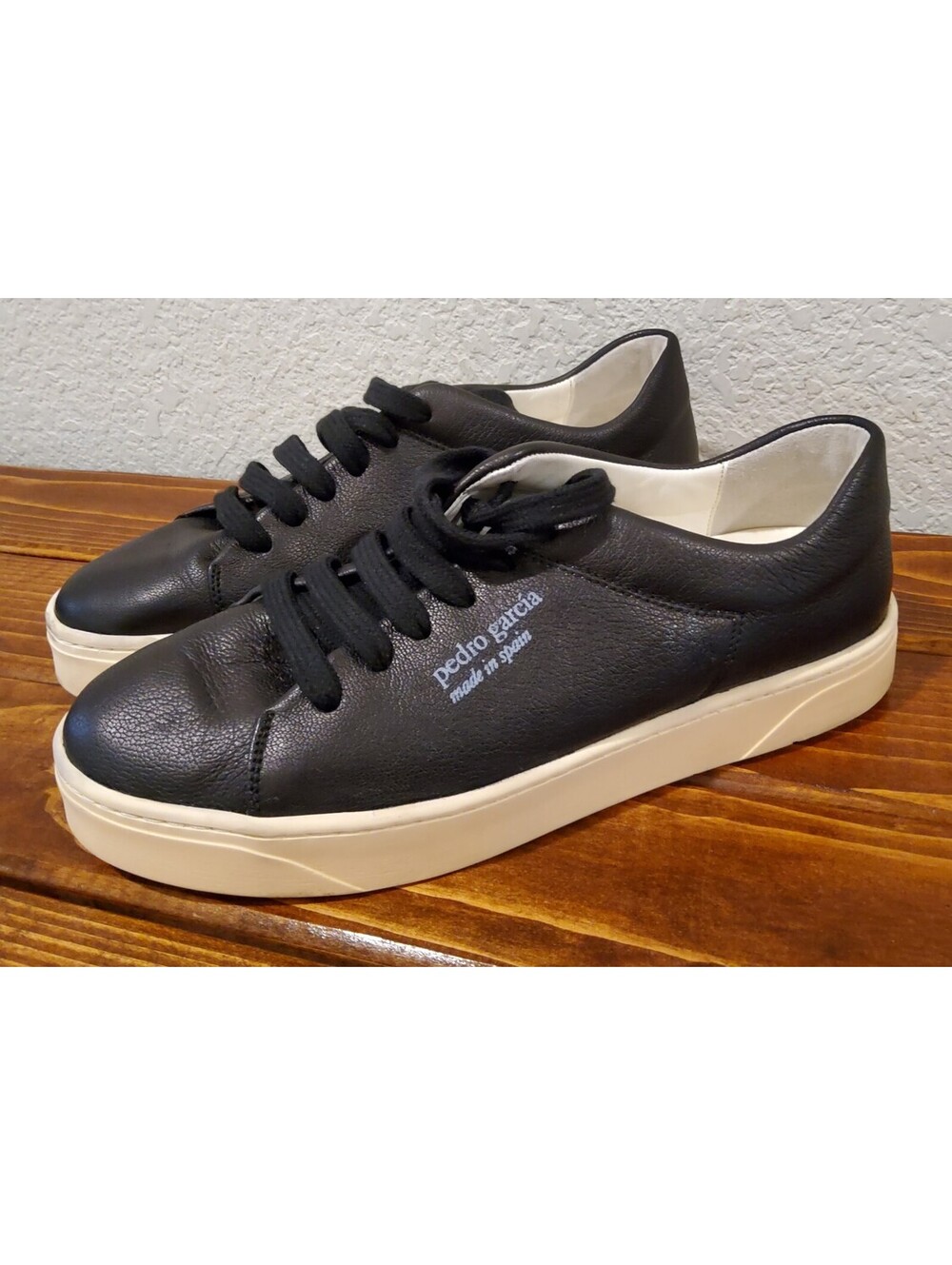 PEDRO GARCIA Sneakers Women's 41 (US sz 9.5-10) Black Leather Casual Shoes
